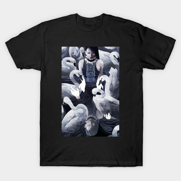 The Woman and the Swans T-Shirt by MicaelaDawn